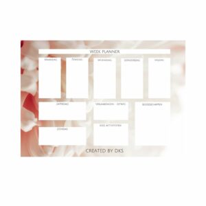 Digitale Weekplanner | 4Moms | DIY printable, liggend