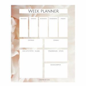 Digitale Weekplanner  | 4Moms  | DIY printable, staand