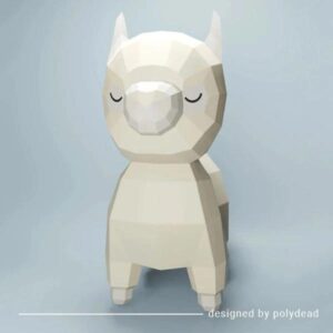 Baby Alpaca |Papercraft